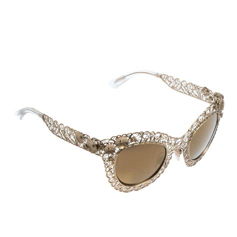 dolce gabbana gold mirror sunglasses|dolce gabbana sunglasses outlet online.